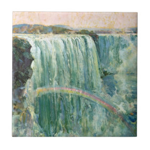 Reiseplakat für Niagara Falls im Vintage-Stil Fliese
