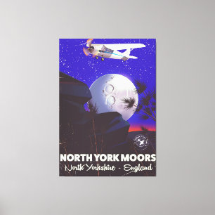 Reiseplakat für North York Moors England Leinwanddruck