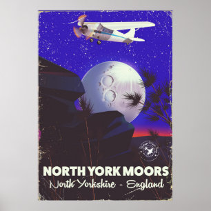 Reiseplakat für North York Moors England Poster