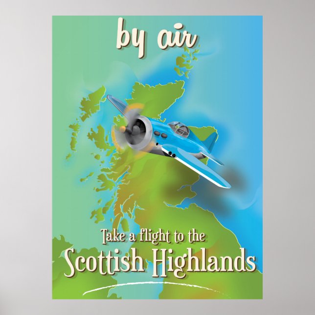 Reiseplakat für Schottland Poster (Vorne)
