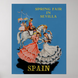 Reiseplakat für Sevilla, Spanien Poster
