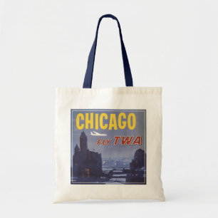 Reiseplakat für Trans World Airlines Flüge Tragetasche