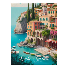 Reiseplakat Gardasee Italien Poster