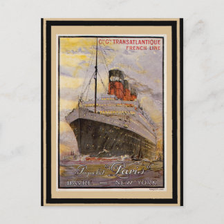Reiseplakat im Vintage-Stil 42 Postkarte