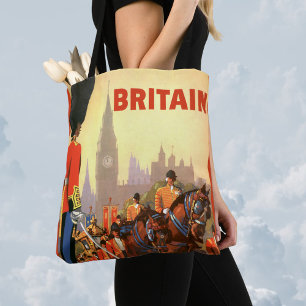 Reiseplakat im Vintage-Stil, britische königliche 