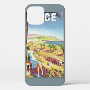 Reiseplakat im Vintage-Stil, Nizza, Frankreich Fra Case-Mate iPhone Hülle