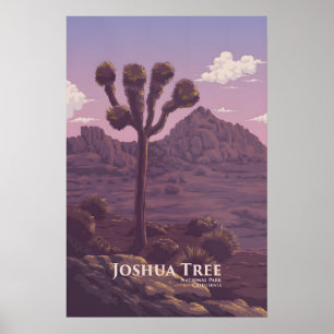 Reiseplakat Joshua-Tree-Nationalpark Poster