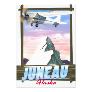 Reiseplakat Juneau Alaska Fotodruck