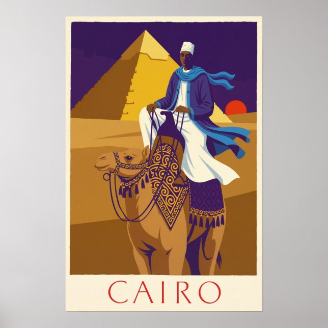 Reiseplakat Kairo, Ägypten  Poster (Vorne)