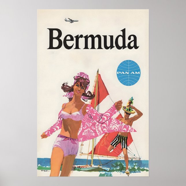 Reiseplakat Kunst Amerika  Poster (Vorne)