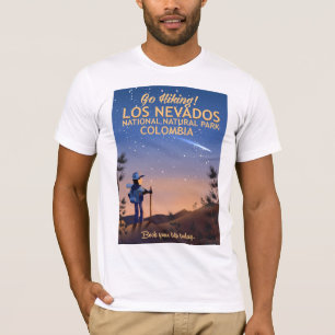 Reiseplakat Los Nevados Nationalpark T-Shirt