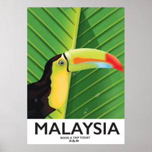 Reiseplakat Malaysias Toucan Poster