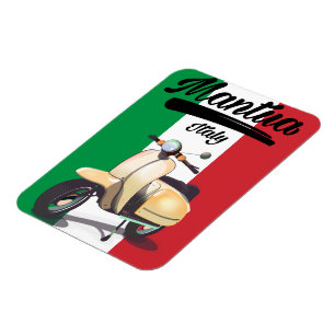 Reiseplakat Mantua Italien Magnet