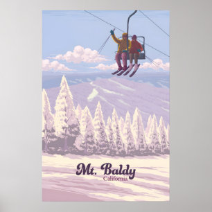 Reiseplakat Mt Baldy California Ski Resort Poster