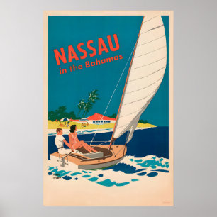Reiseplakat Nassau Bahamas Poster