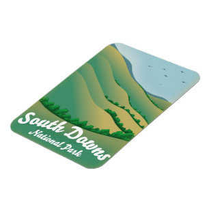 Reiseplakat Nationalpark South Downs Magnet