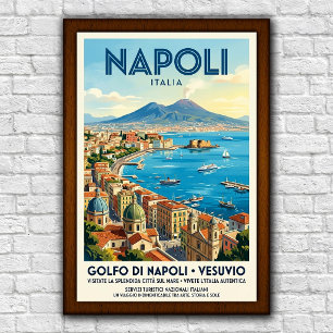 Reiseplakat Neapel, Italien 1960er Jahre Poster