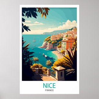 Reiseplakat Nice France Poster