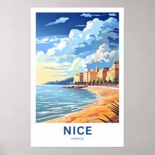 Reiseplakat Nice France Poster