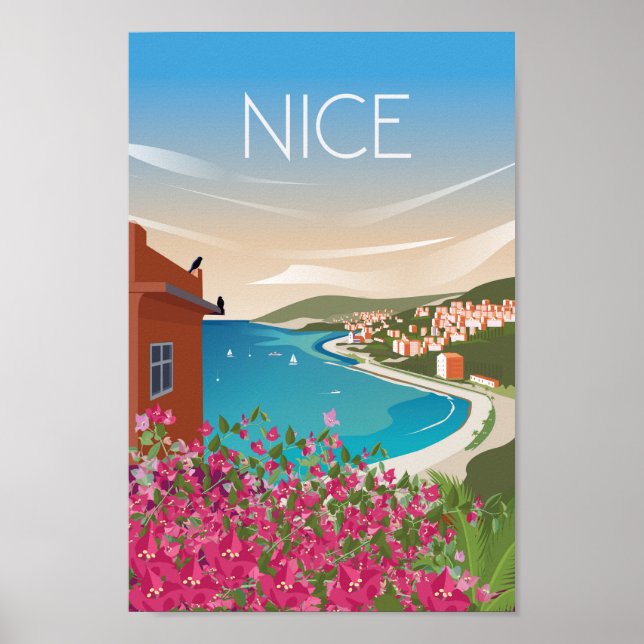 Reiseplakat "Nice france" Poster (Vorne)