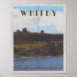 Reiseplakat Ostküste Whitby Yorkshire Poster