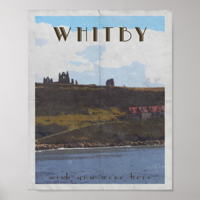 Reiseplakat Ostküste Whitby Yorkshire Poster (Vorne)