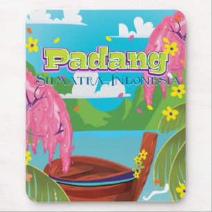 Reiseplakat Padang indonesia Mousepad