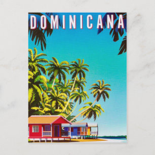 Reiseplakat Postkarte Dominikanische Republik
