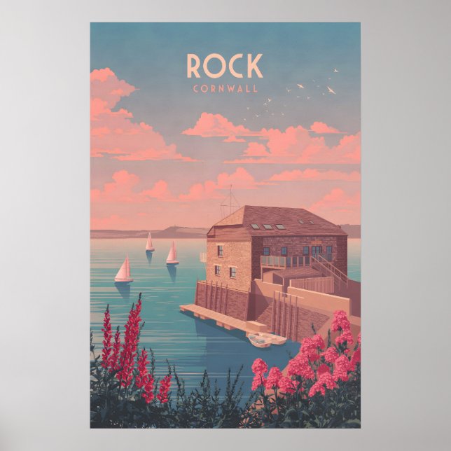 Reiseplakat Rock Cornwall Poster (Vorne)