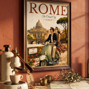 Reiseplakat Rom Italien Tourismus Poster