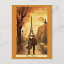 Reiseplakat, Romantik in Paris individuell anpassb
