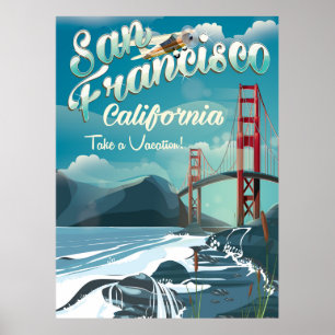 Reiseplakat San Francisco Poster