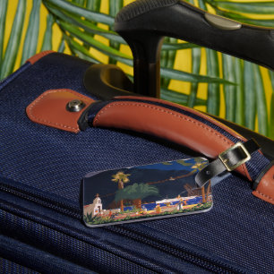 Reiseplakat - Santa Catalina Island, Kalifornien Gepäckanhänger