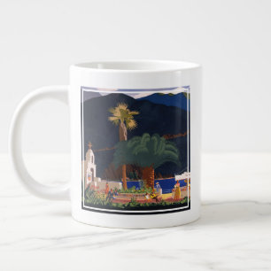 Reiseplakat - Santa Catalina Island, Kalifornien Jumbo-Tasse