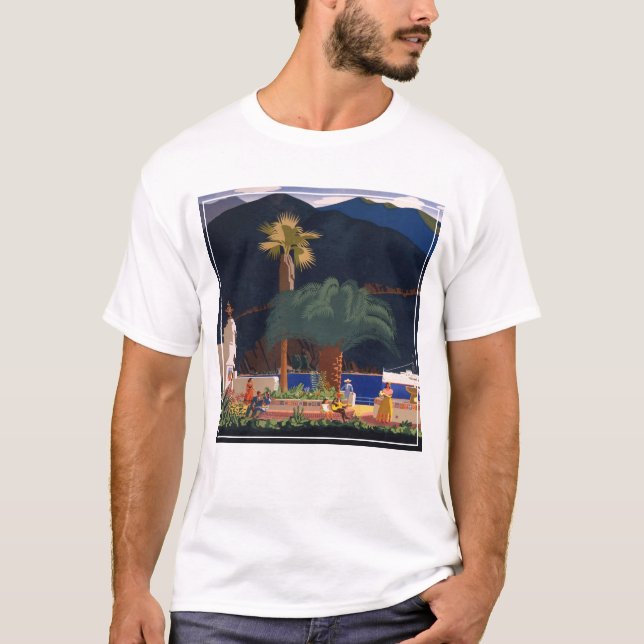 Reiseplakat - Santa Catalina Island, Kalifornien T-Shirt (Vorderseite)