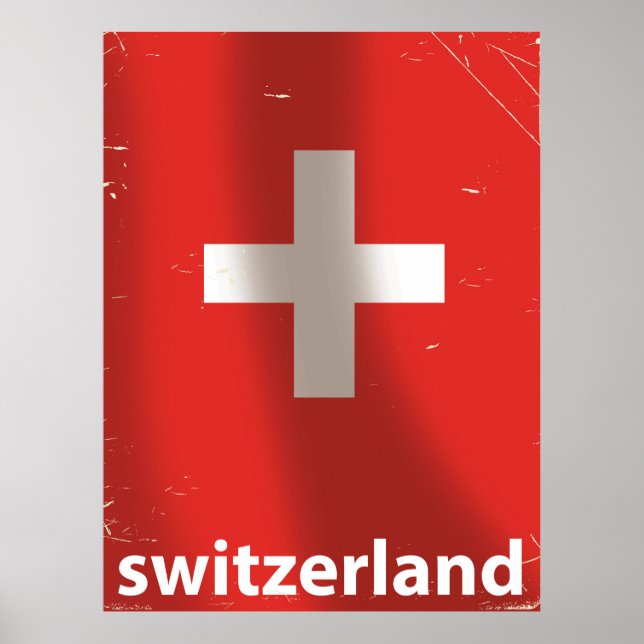 Reiseplakat Schweiz Vintage Poster (Vorne)
