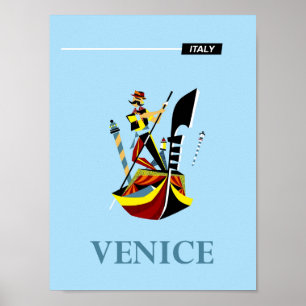 Reiseplakat Venedigs, Italien Poster
