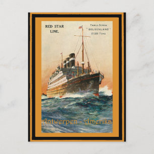 Reiseplakat Vintage 20 Postkarte
