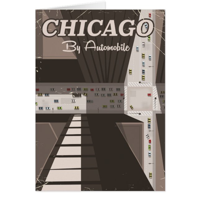Reiseplakat von Chicago City (Vorne)