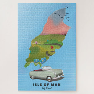 Reiseplakat von Isle of Man Puzzle