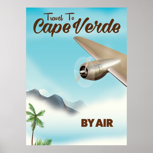 Reiseplakat von Kap Verde Air Poster (Vorne)