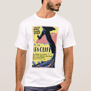 Reiseplakat zur Förderung von Sea Cliff, Long Isla T-Shirt