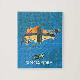 Reiseplan Singapurs Puzzle