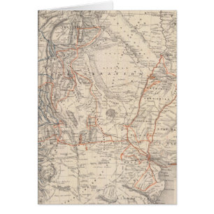 Reiseplan von Dr. V. Martin de Moussy