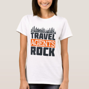 Reiseplanungsplanung für Agenten Rock Vacation T-Shirt