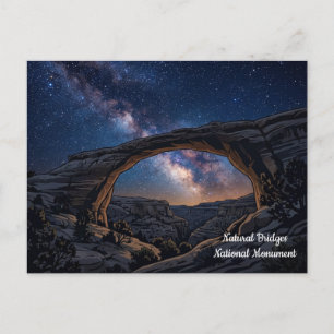 Reisepostkarte National Monument Natural Bridges Postkarte