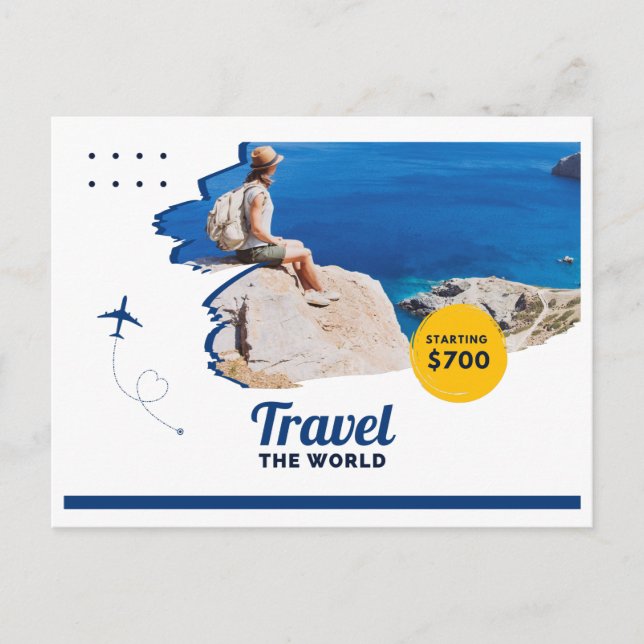 Reisereisekarte Feiertagspostkarte (Vorderseite)