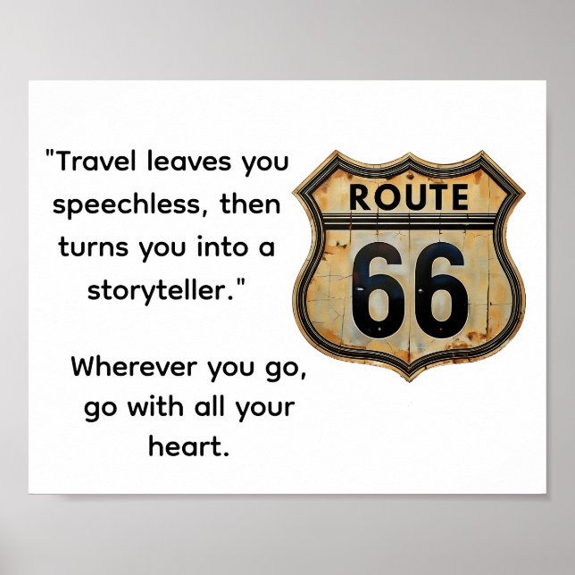 Reiseroute 66 poster (Vorne)