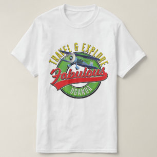 Reiseroute Entdecken Fabulous Uganda T-Shirt