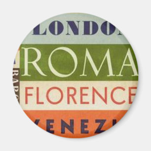 Reiseschilder Magnet